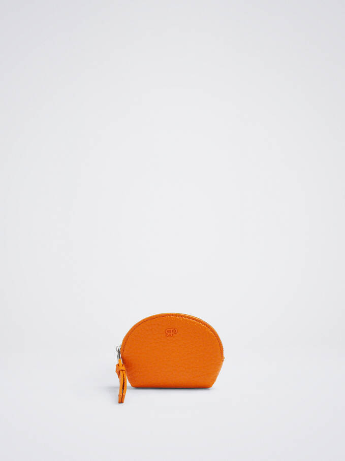 Basic Coin Purse, Orange, hi-res