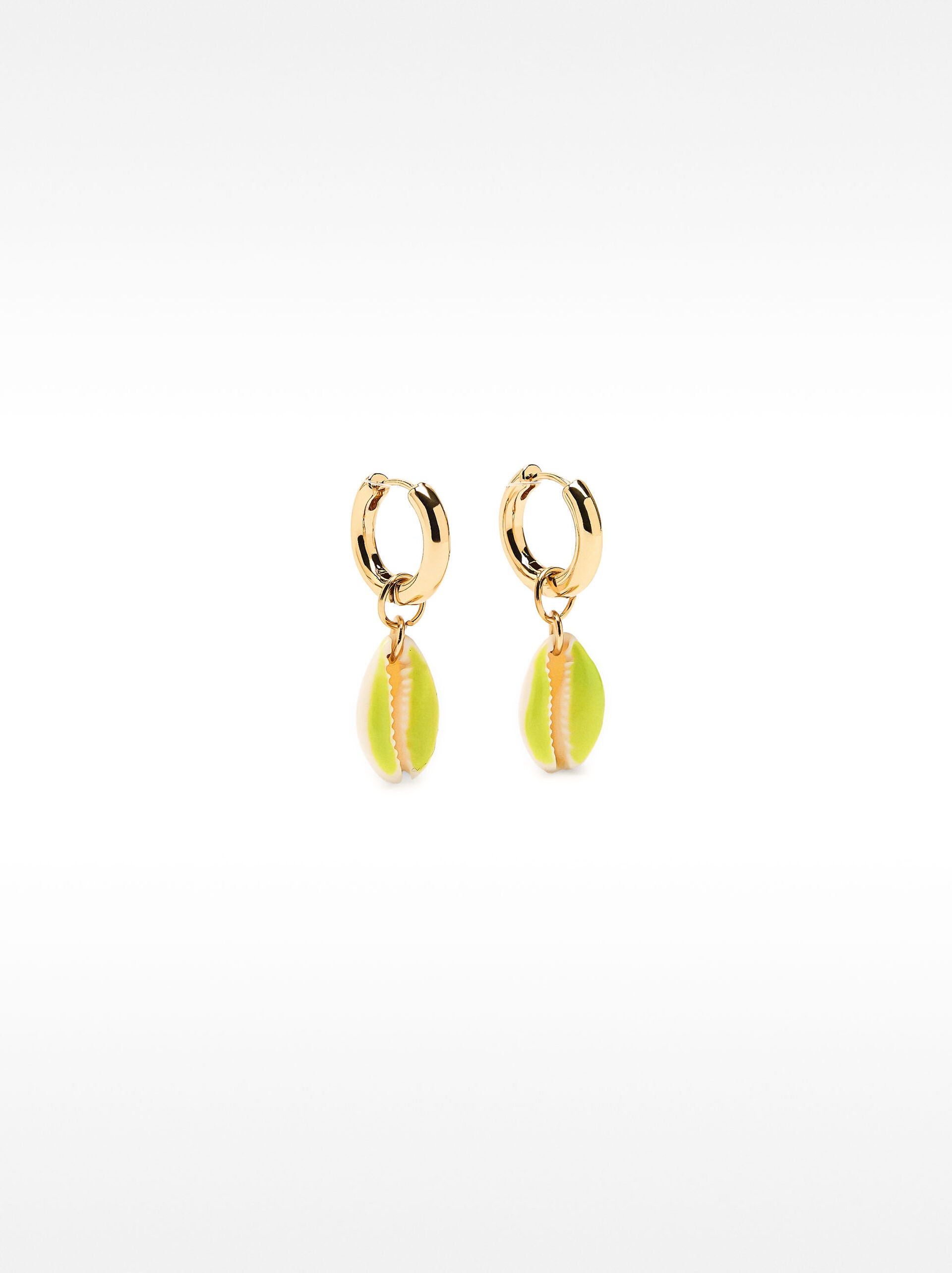 Aros con conchas esmaltadas image number 0.0