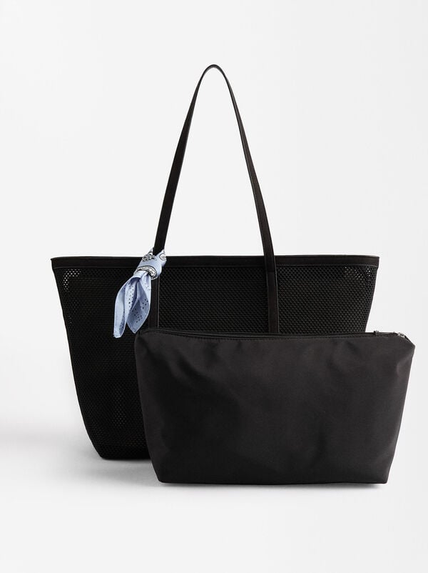 Mesh shopper bag