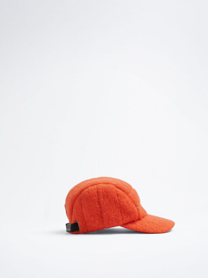 Wool Cap, Orange, hi-res
