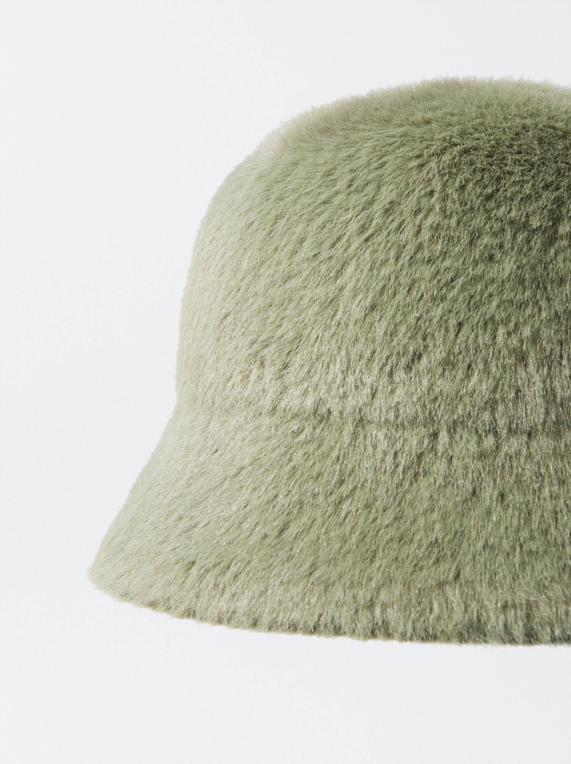 Bucket Hat With Fur image number 1.0