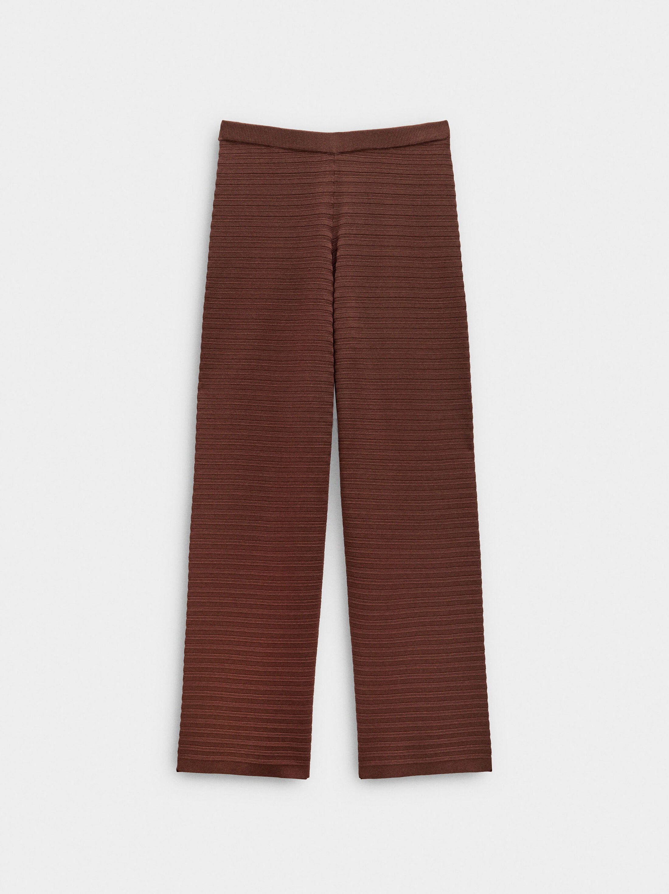 Pantalons de punt canelat image number 5.0