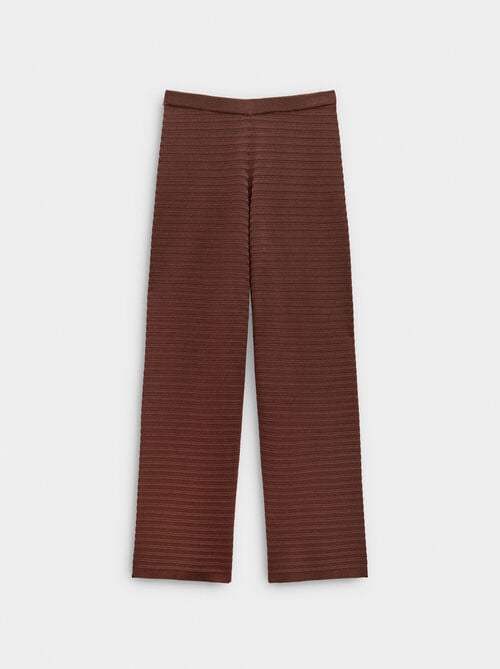 Elastic waist knit pants