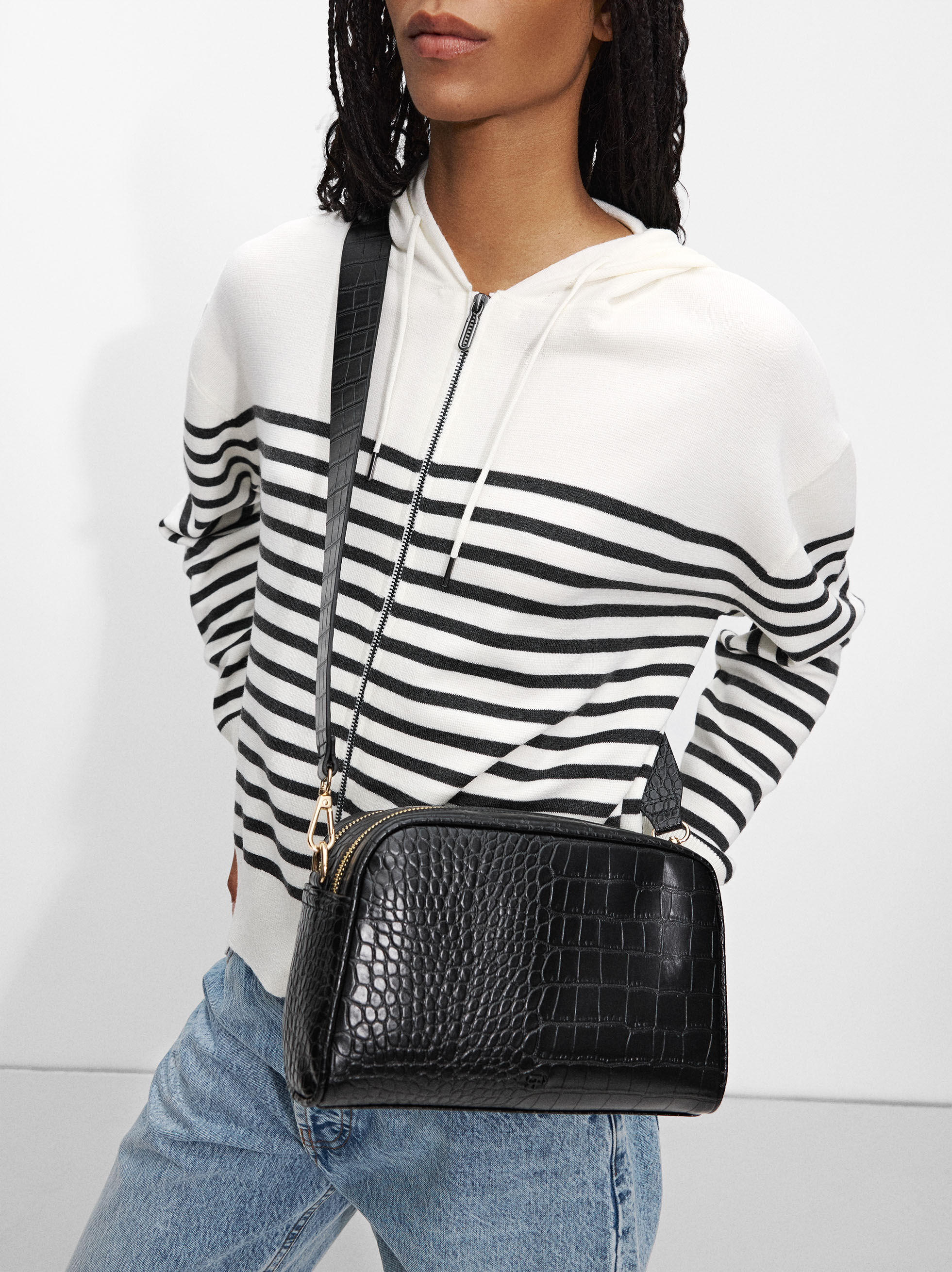 Borsa Tracolla Incisione Animalier