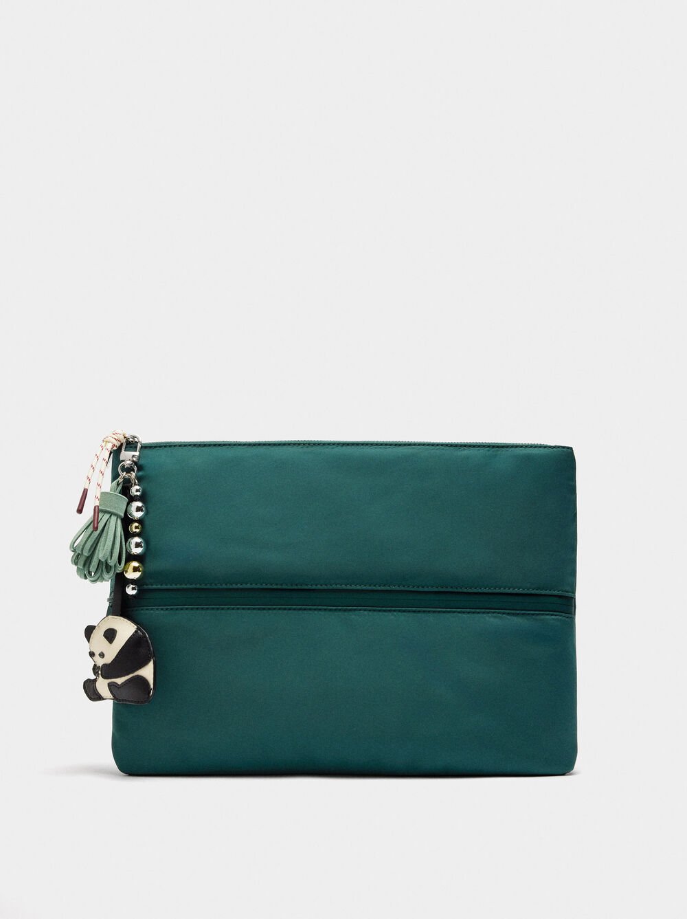 Nylon laptop cover with charm 13"