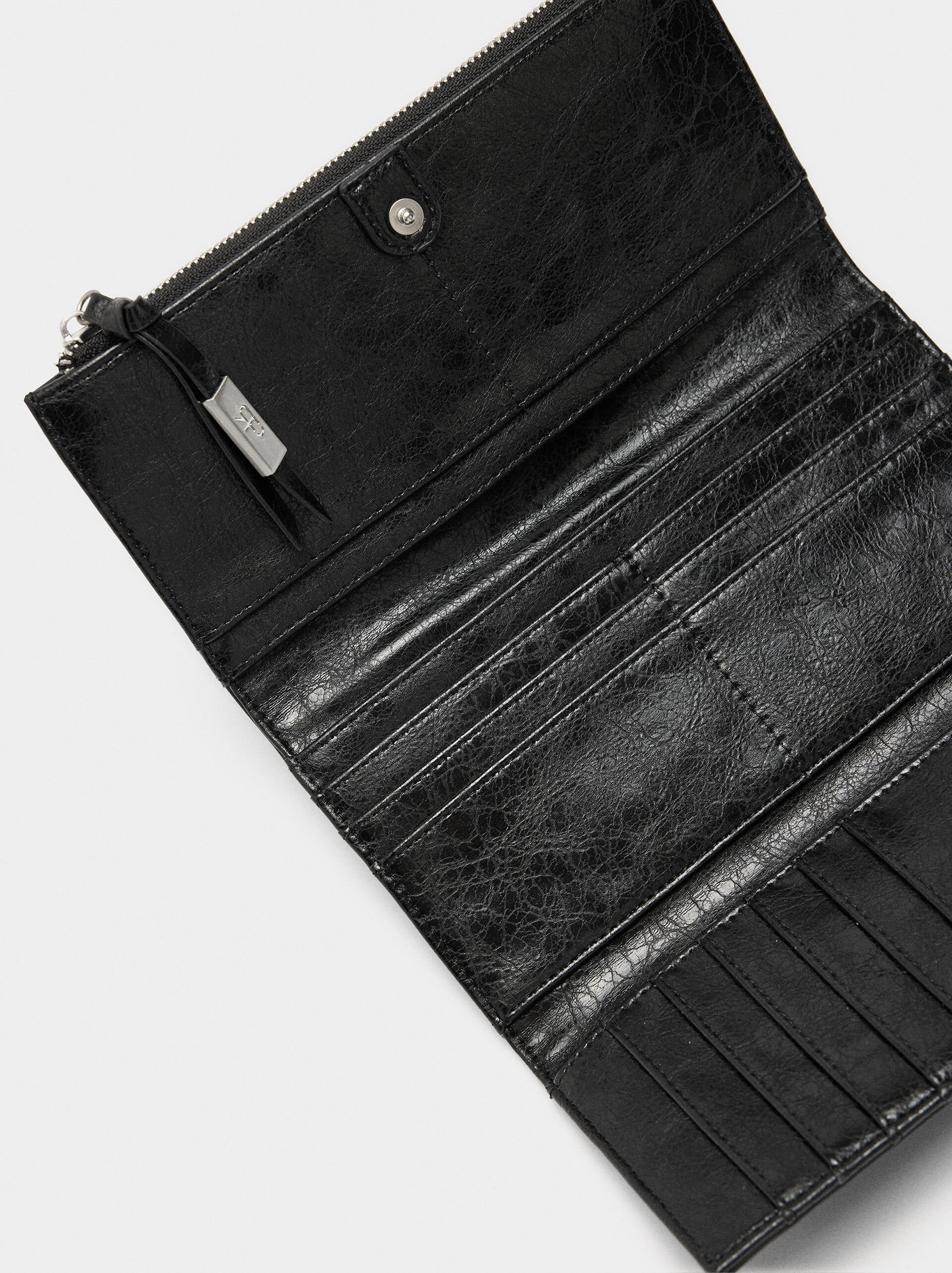 Studded wallet purse image number 3.0