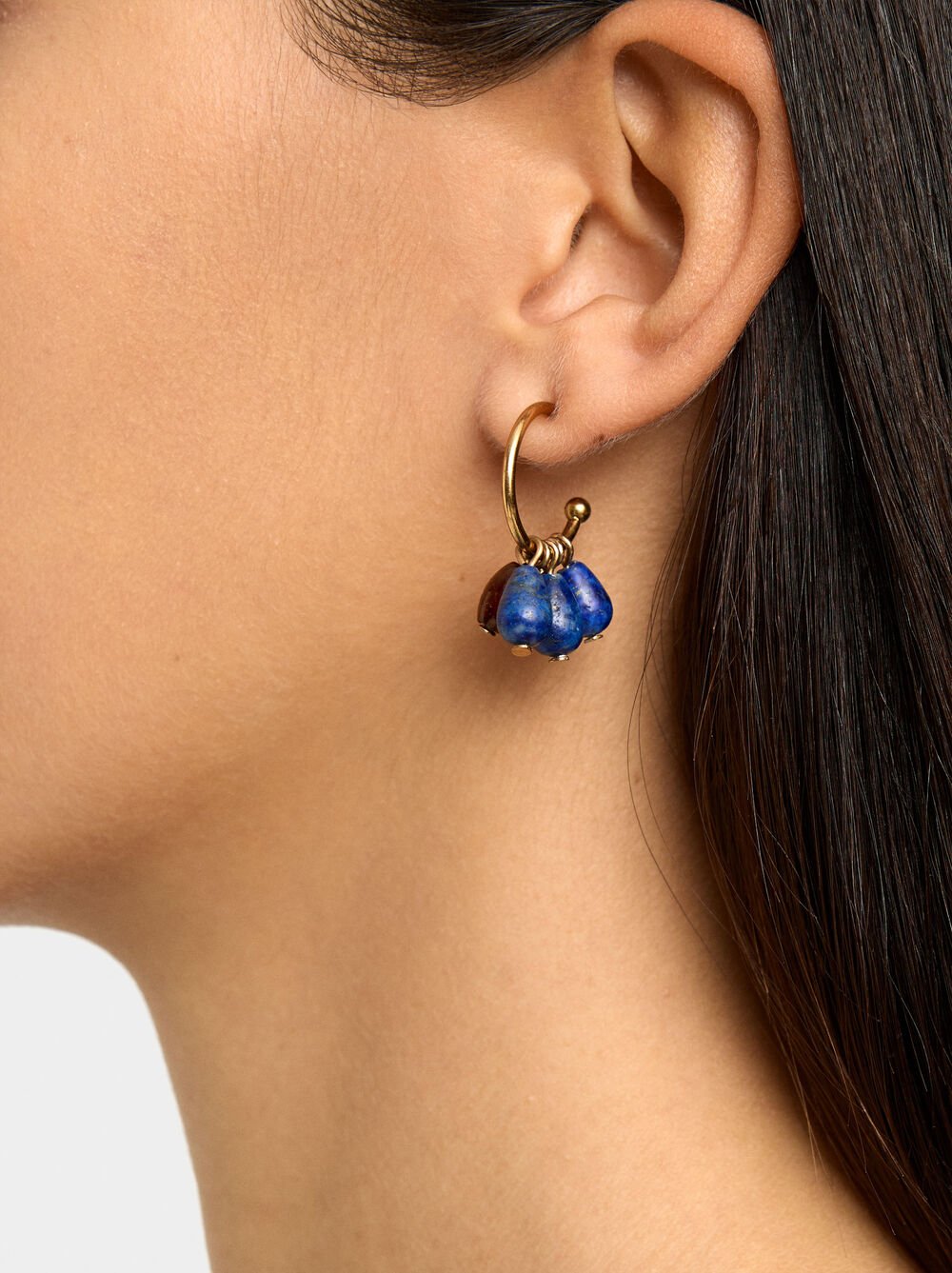 Créoles ouvertes avec pierres