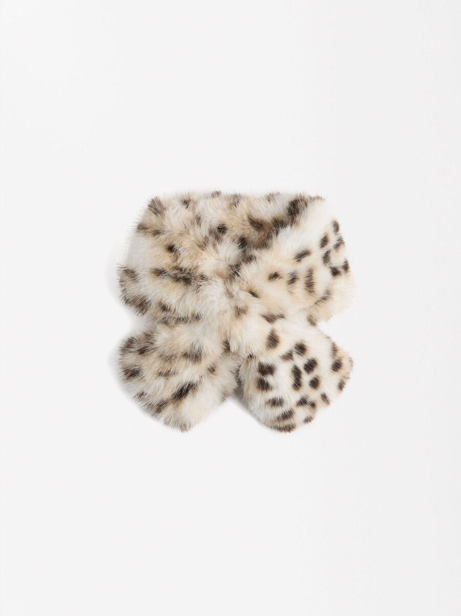 Faux fur stole