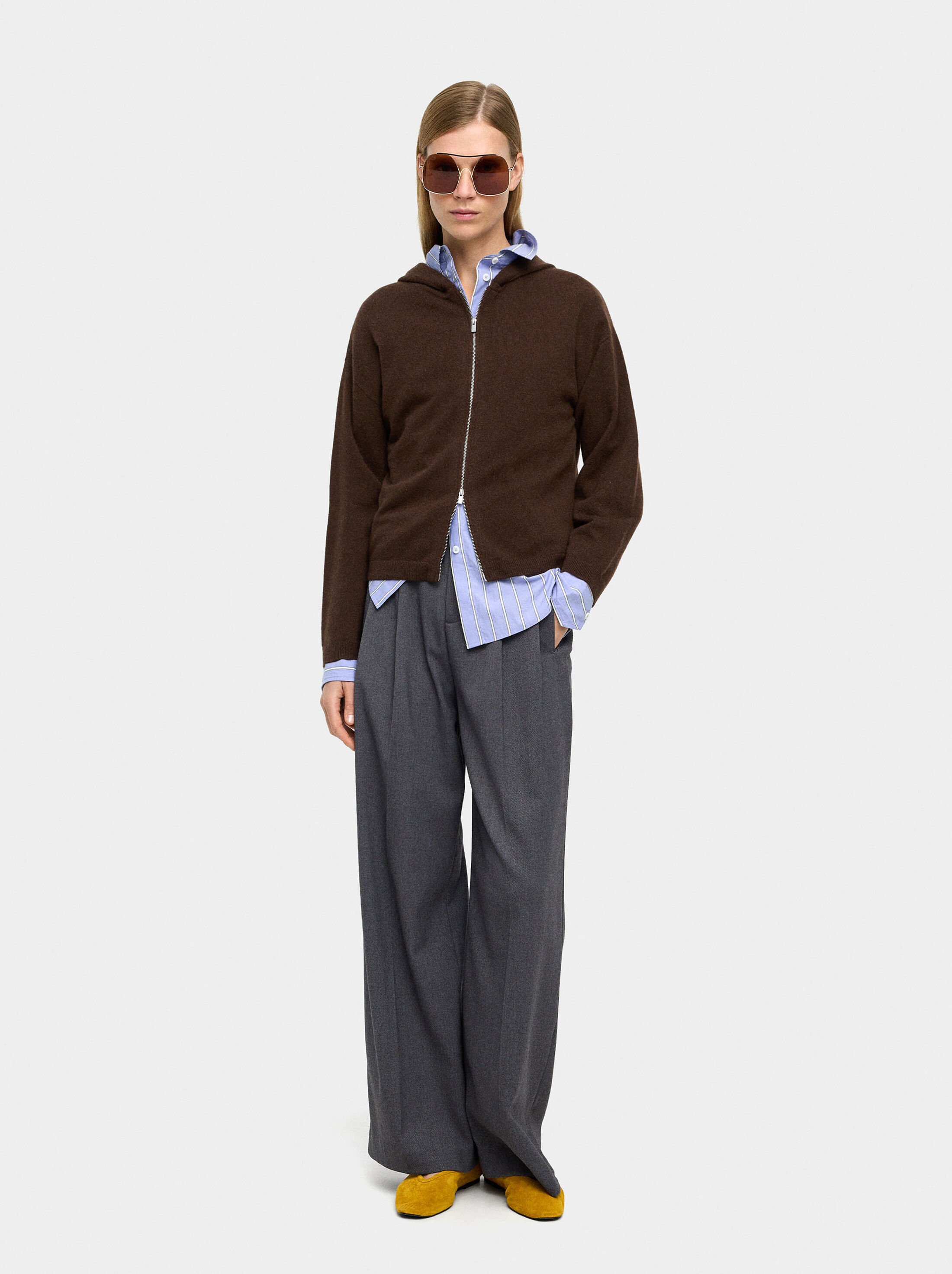 Cardigan with 100% cashmere image number 0.0