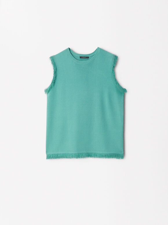 Short Sleeve Knit Shirt, Green, hi-res