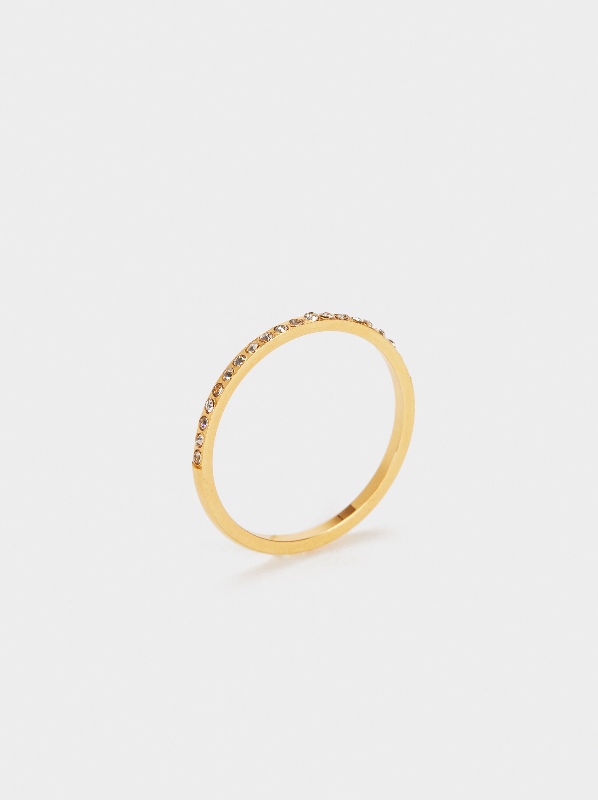 Bague stainless steel femme clearance