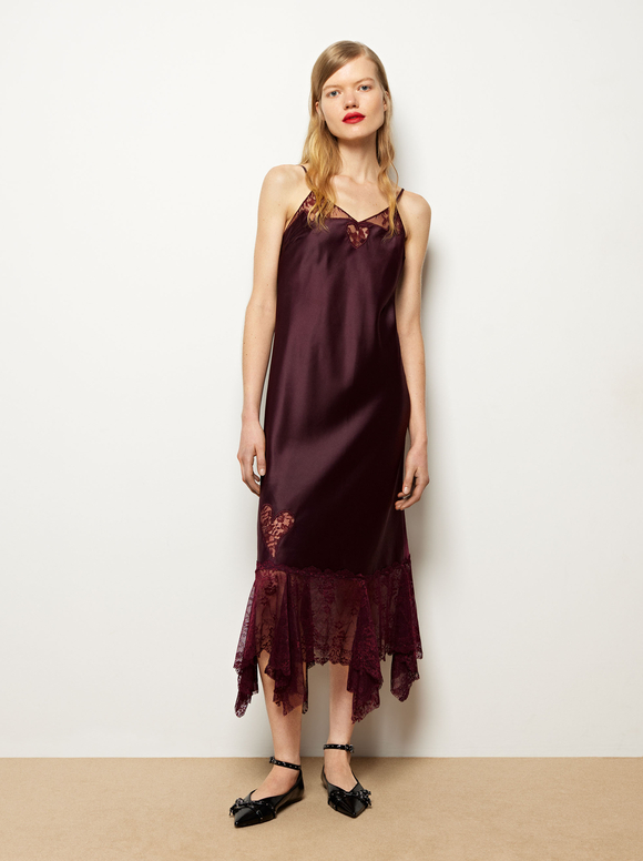 Online Exclusive - Heart Dress, Bordeaux, hi-res