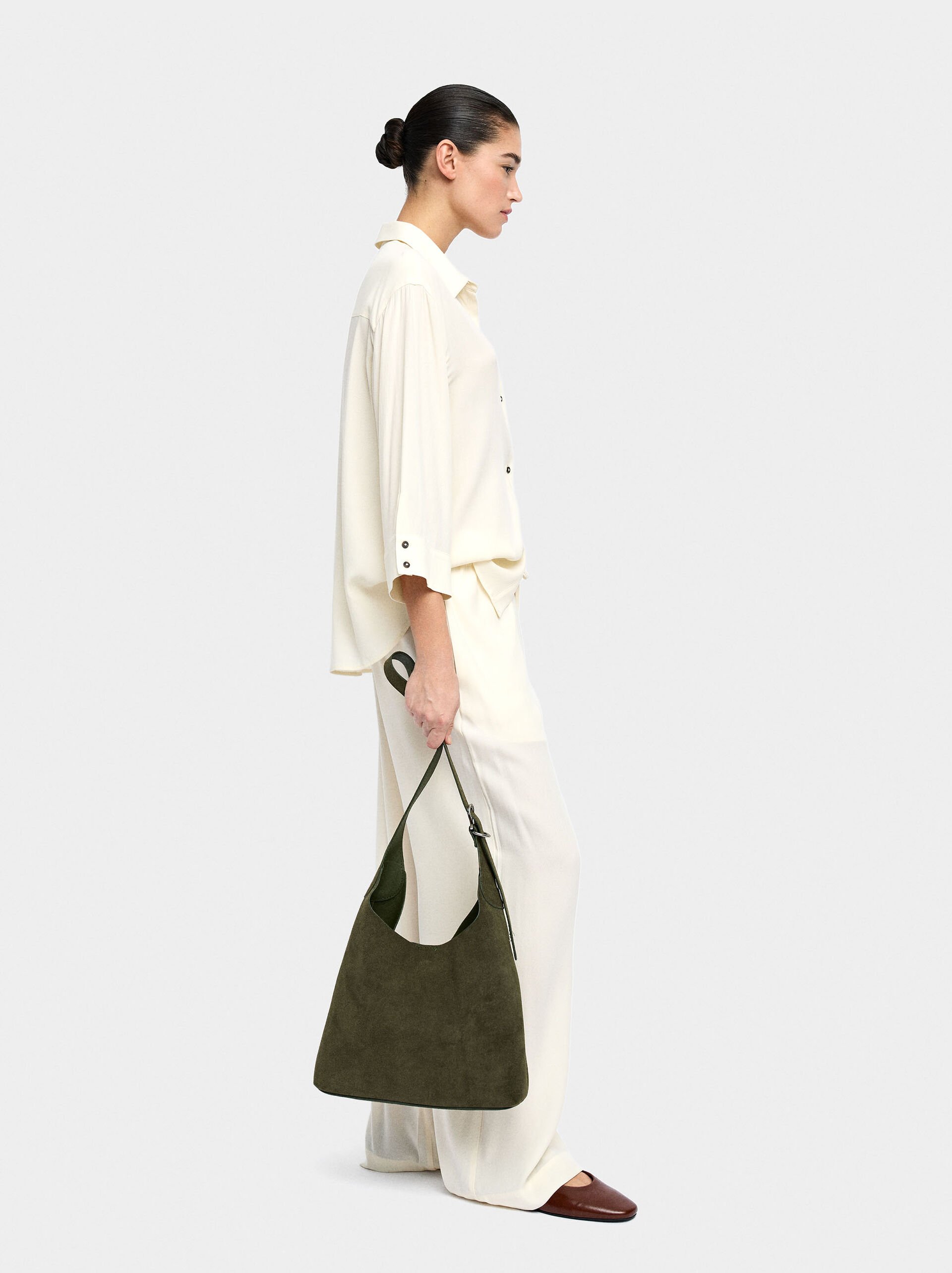 Lyocell shirt with double buttons image number 1.0