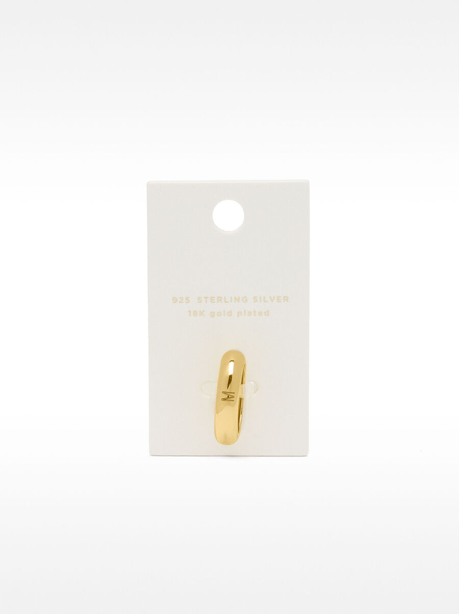 Rounded ring for pinky finger - 925 sterling silver