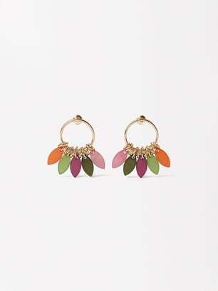 Multicolored Earrings, Multicolor, hi-res