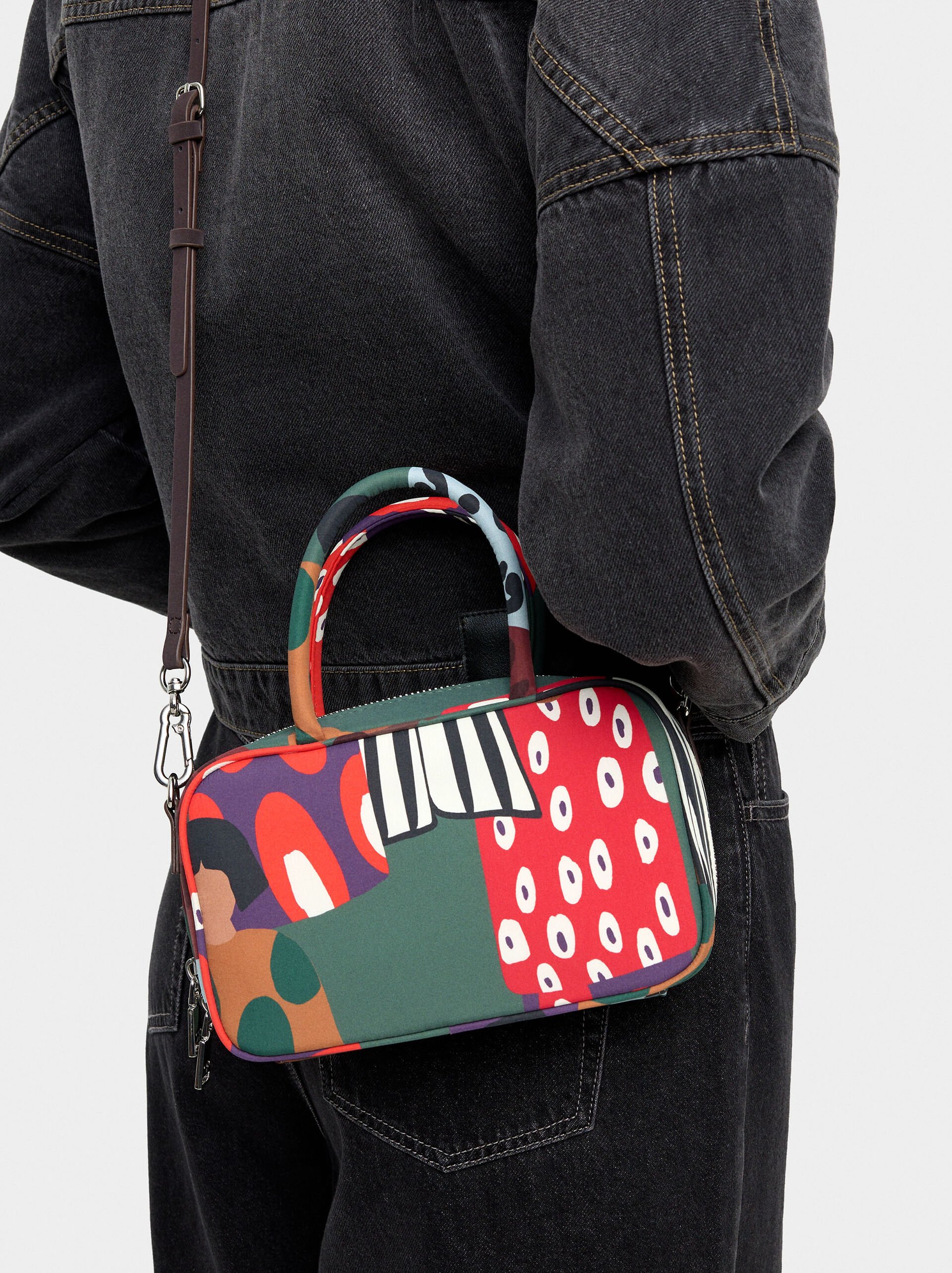 Sac bowling imprimé en nylon image number 1.0