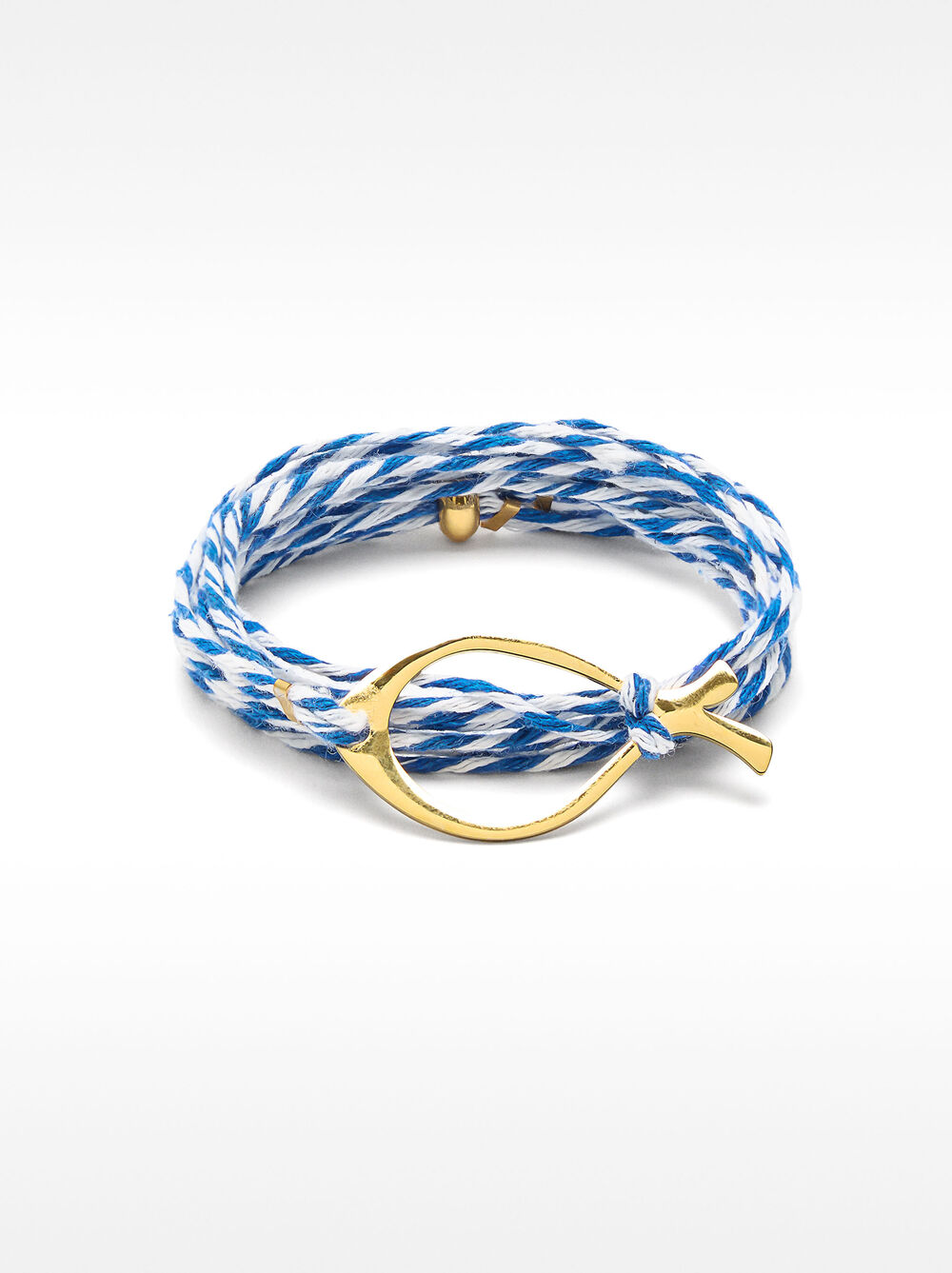 Bracelet ajustable poisson - acier inoxydable