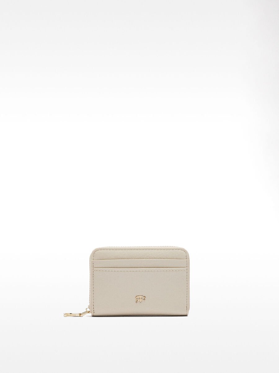Cartera básica con textura