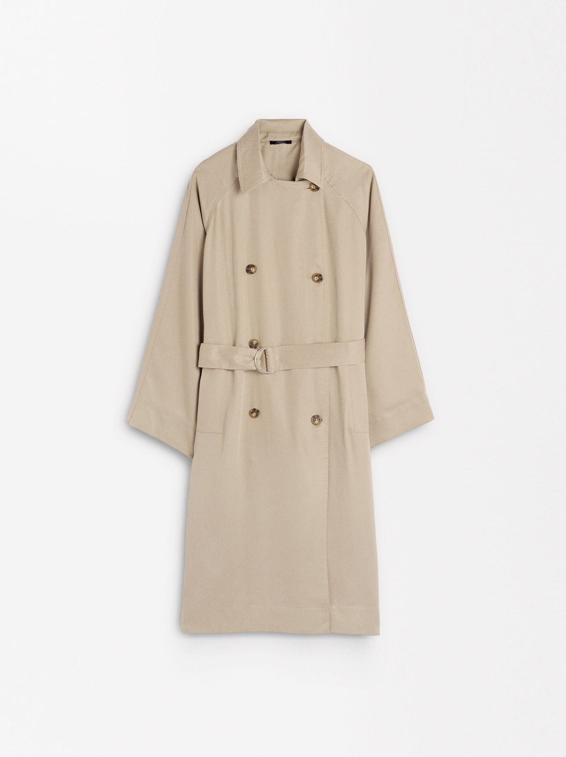 Trench coat with pockets image number 6.0