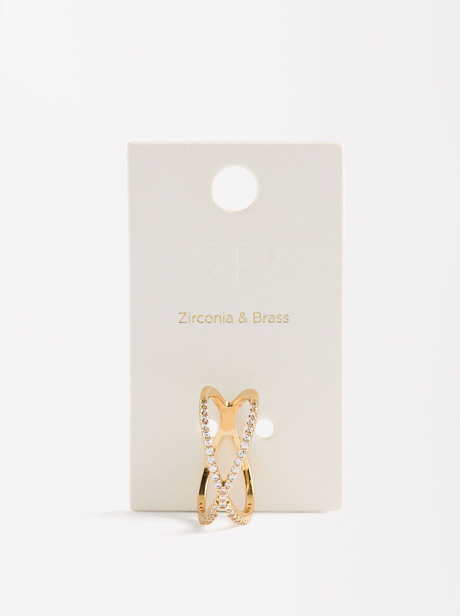 Crisscross ring