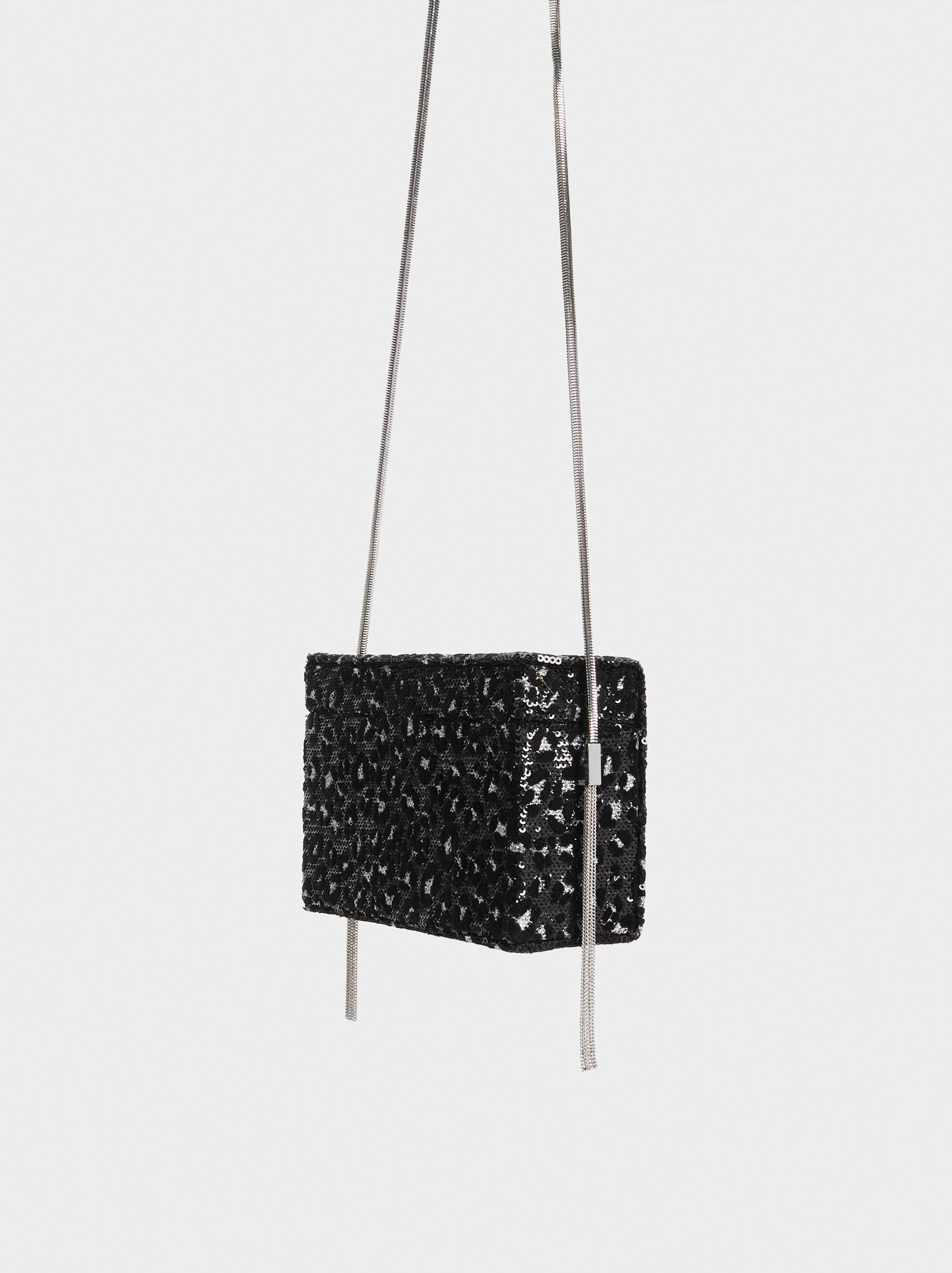 Bolso De Fiesta Lentejuelas Negro Mujer Bolsos De Fiesta Parfois Com