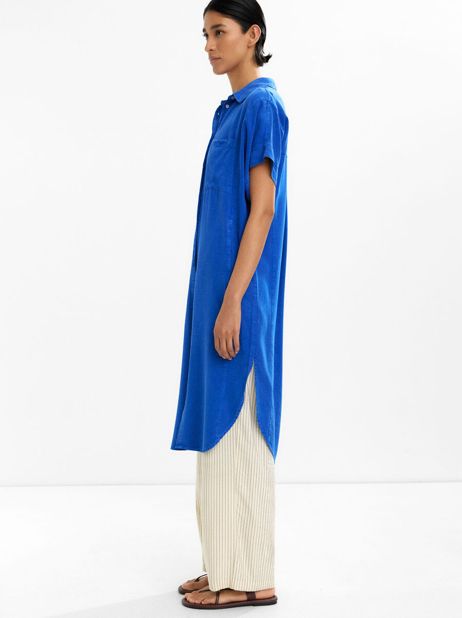 Vestido camisero 100% lyocell