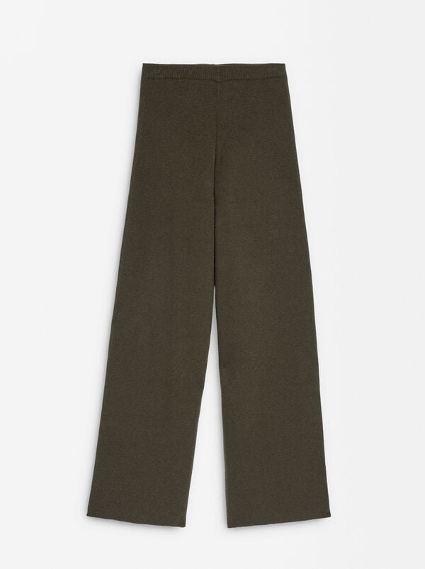 Knit trousers