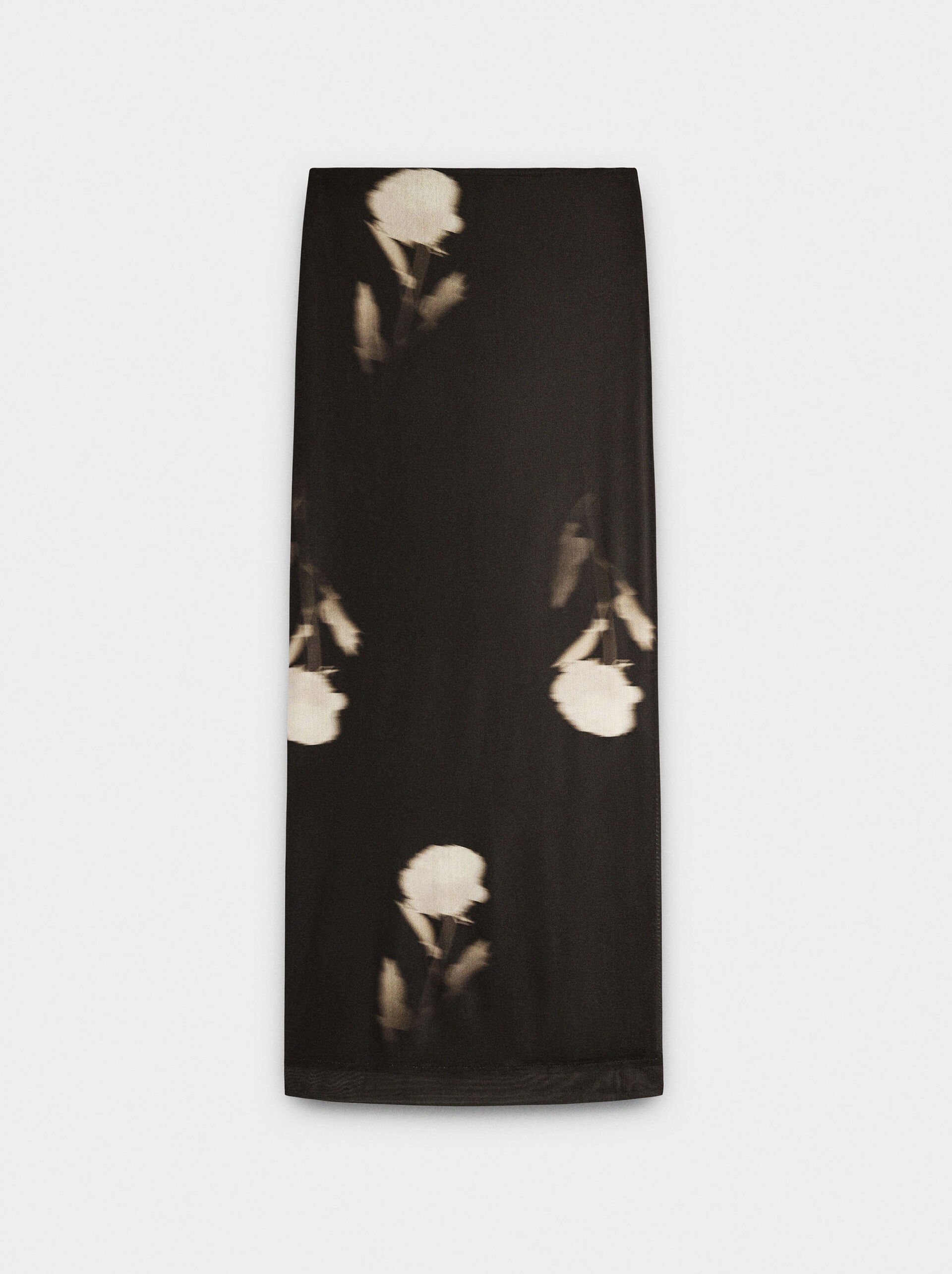 Printed long skirt image number 5.0