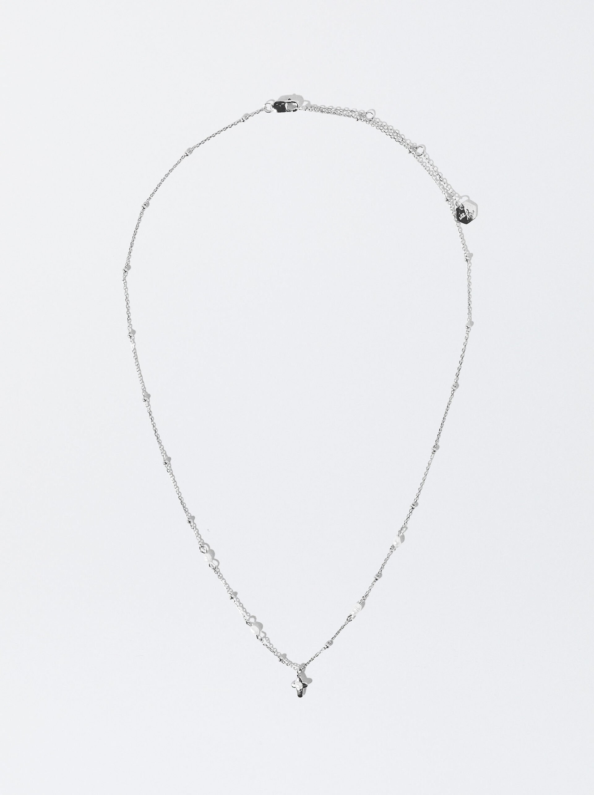 Silver 925 Necklace With Freshwater Pearls image number 2.0