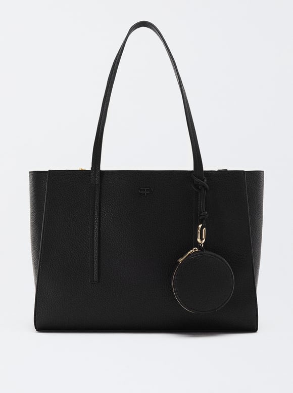 Shopper Bag With Pendant, , hi-res