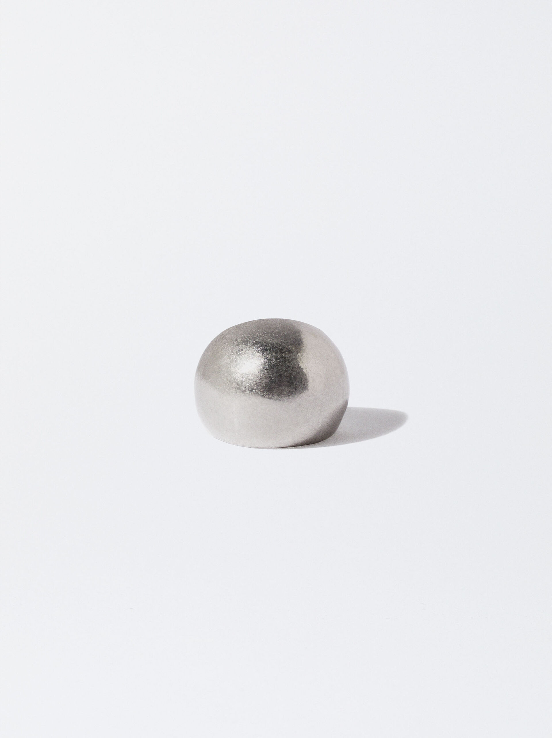 Matte Effect Silver Ring image number 1.0