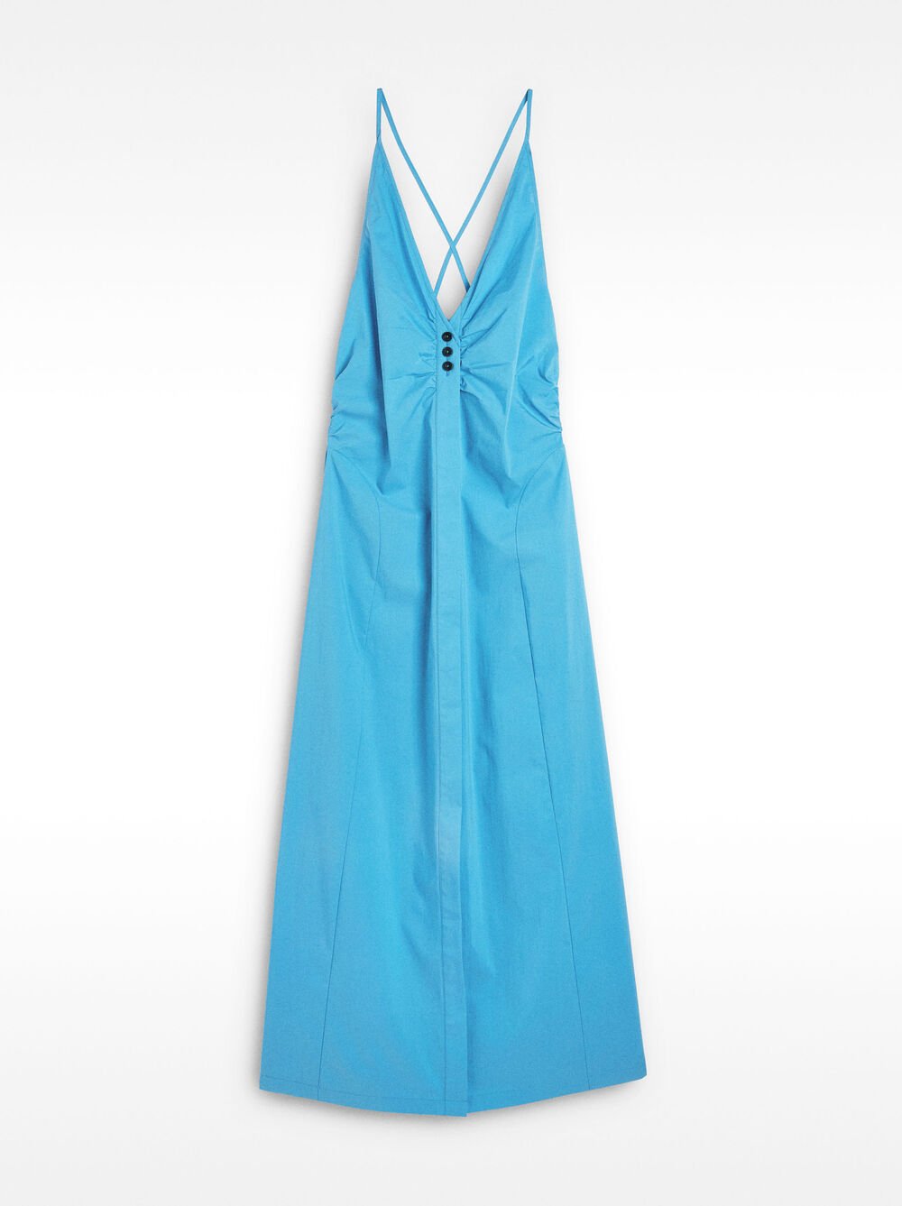 Vestit de cotó llarg amb tires per lligar