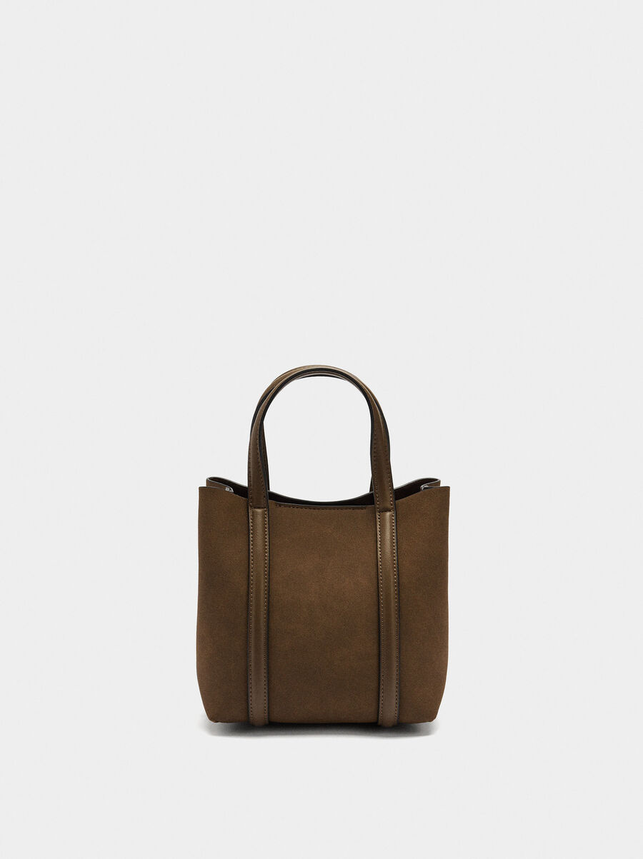 Bolso tote con bandolera S