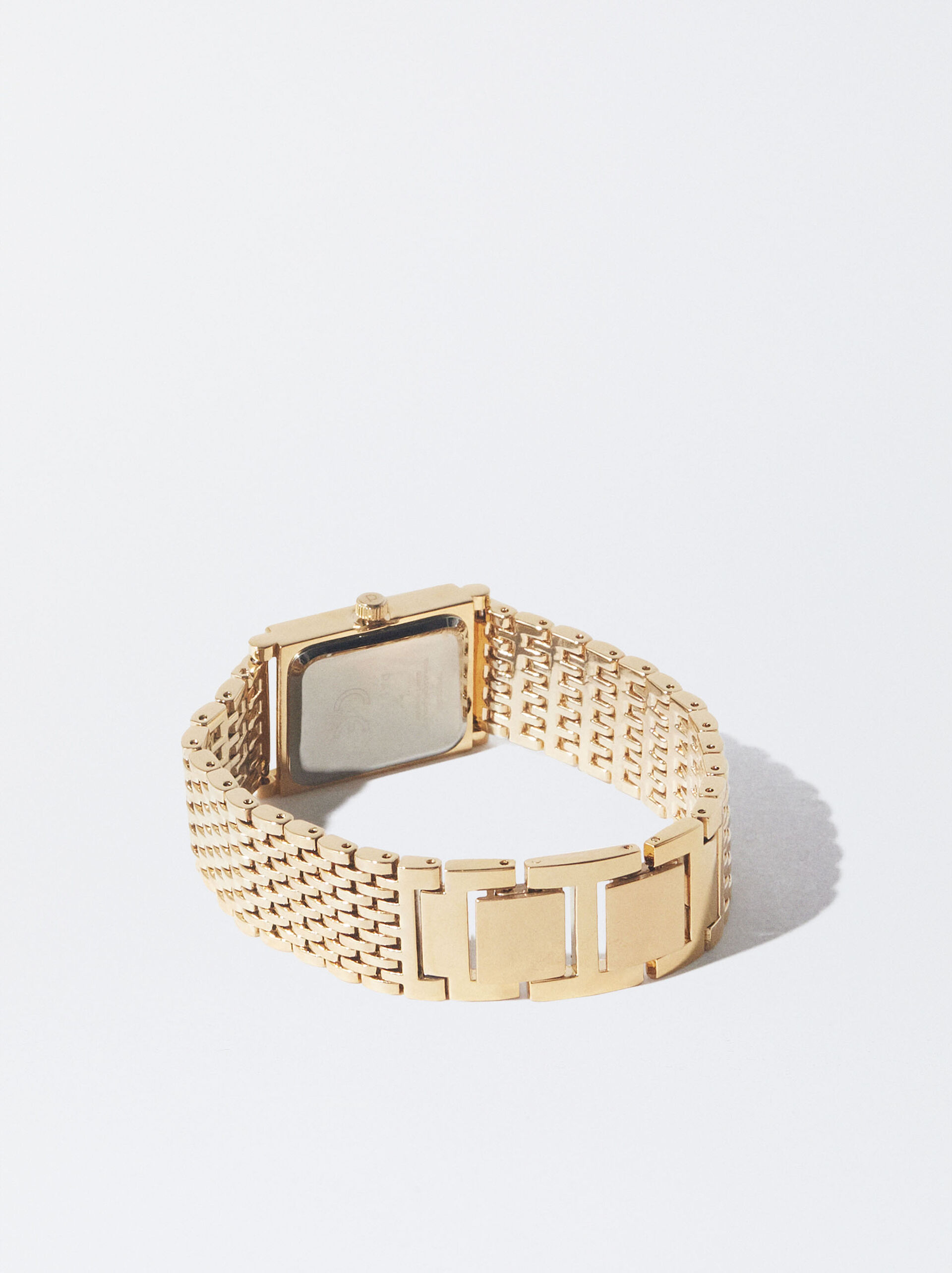 Watch With Metallic Mesh Strap image number 3.0