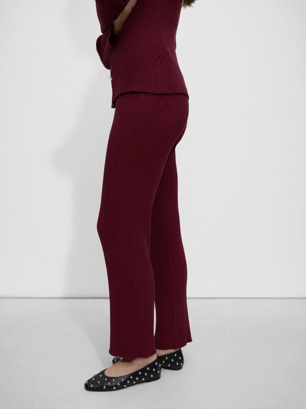 Knit trousers