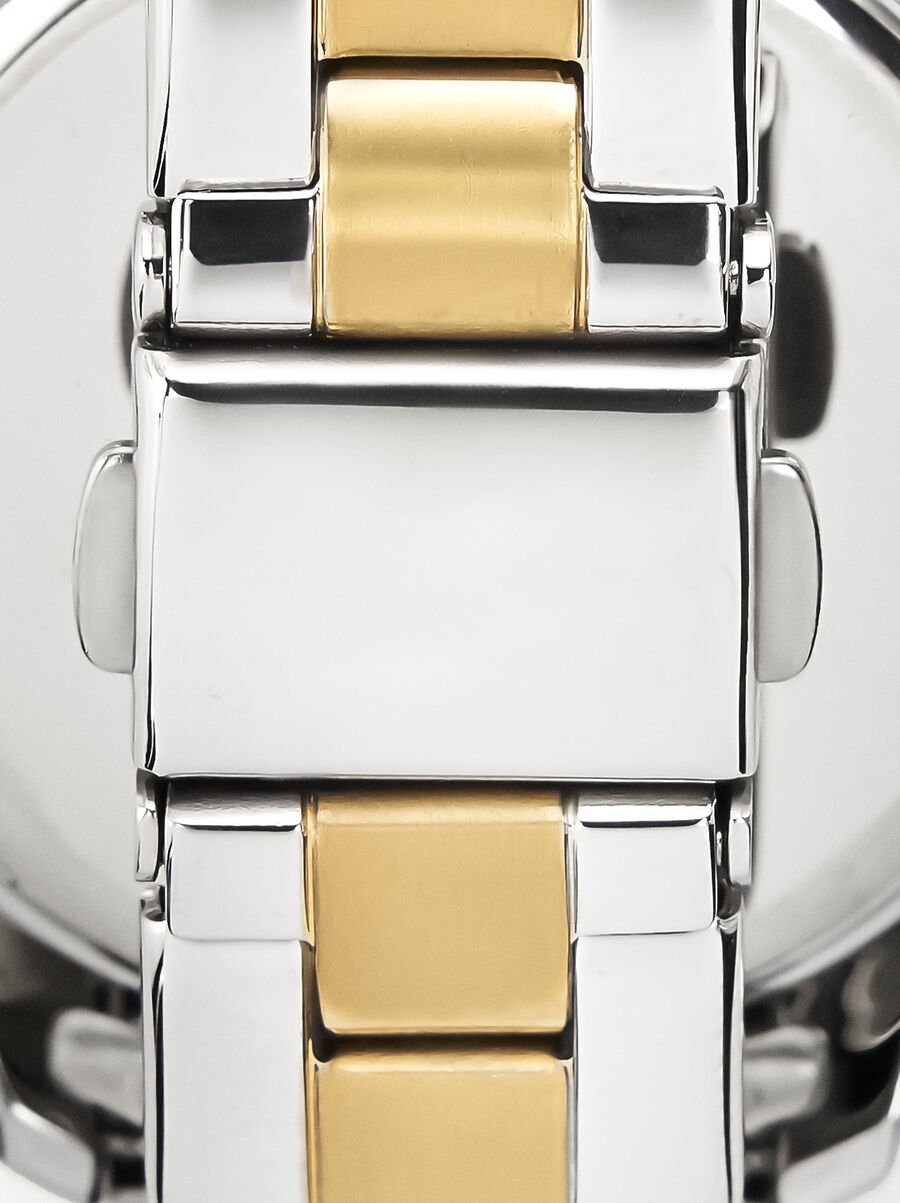 Watch with stainless steel wristband
