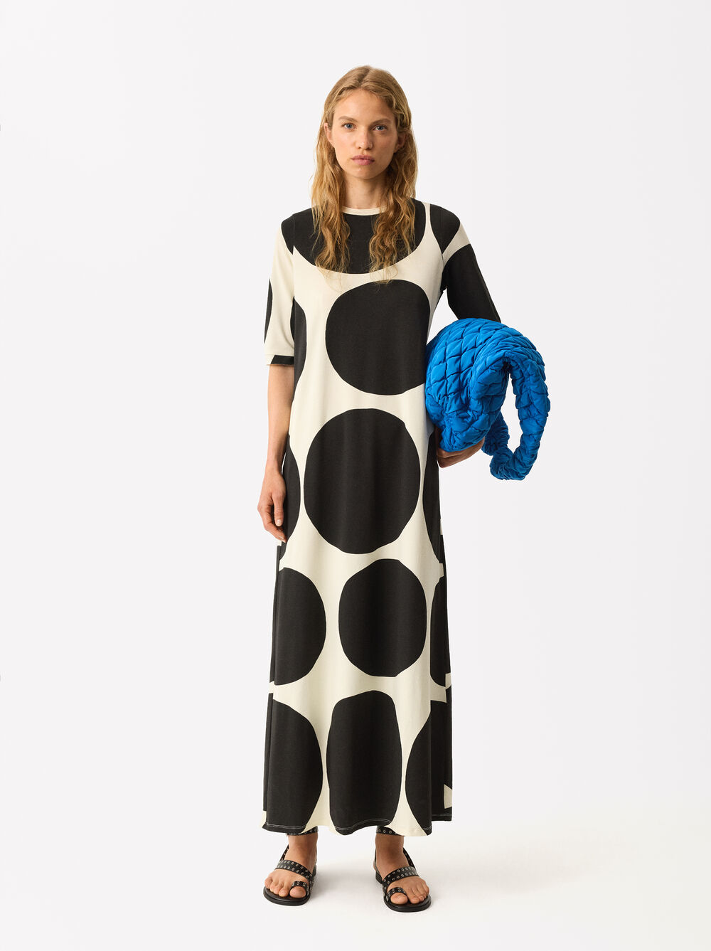 Online Exclusive - Langes Kleid Mit Print