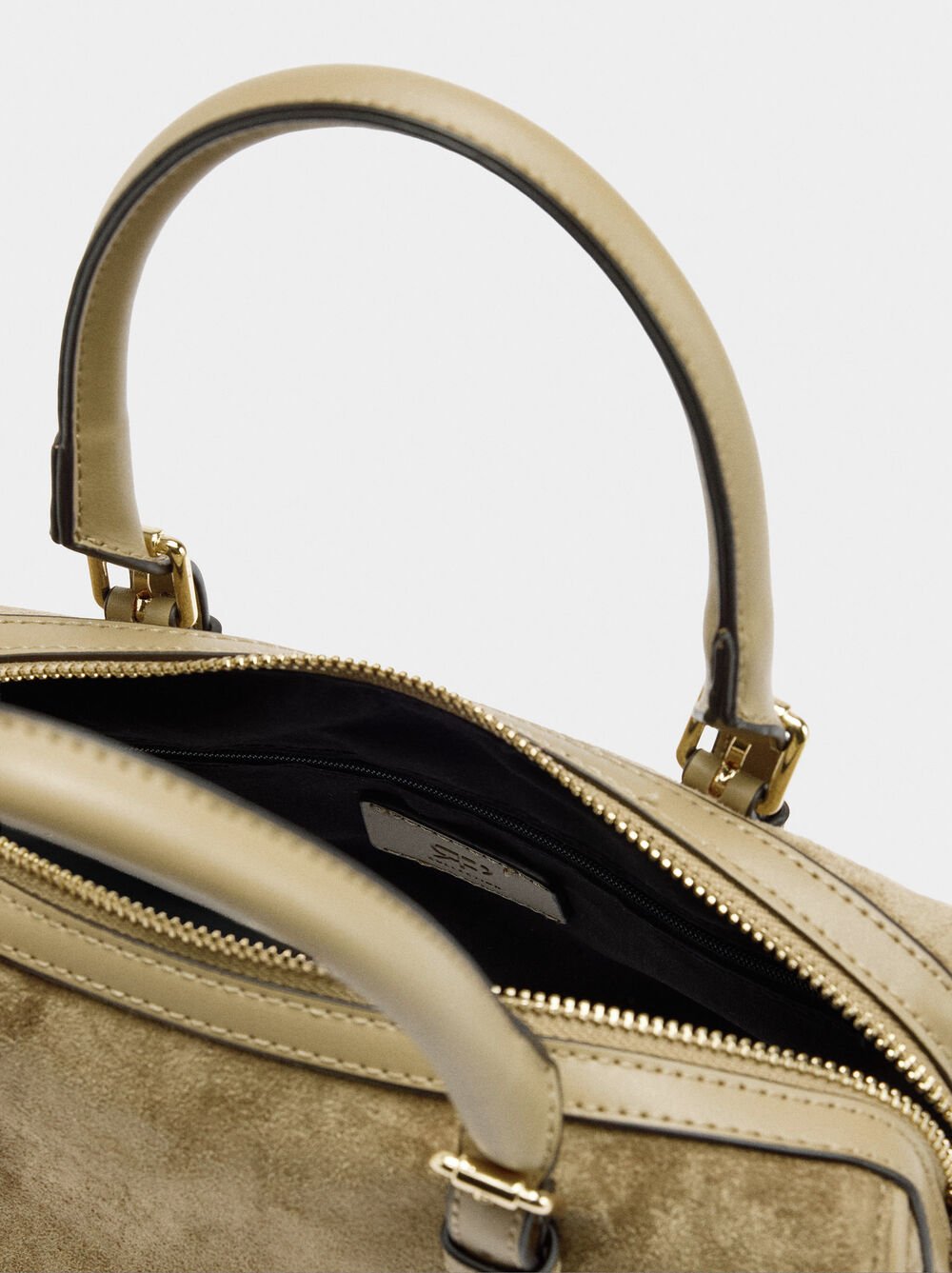 Bowling bag with leather-effect L