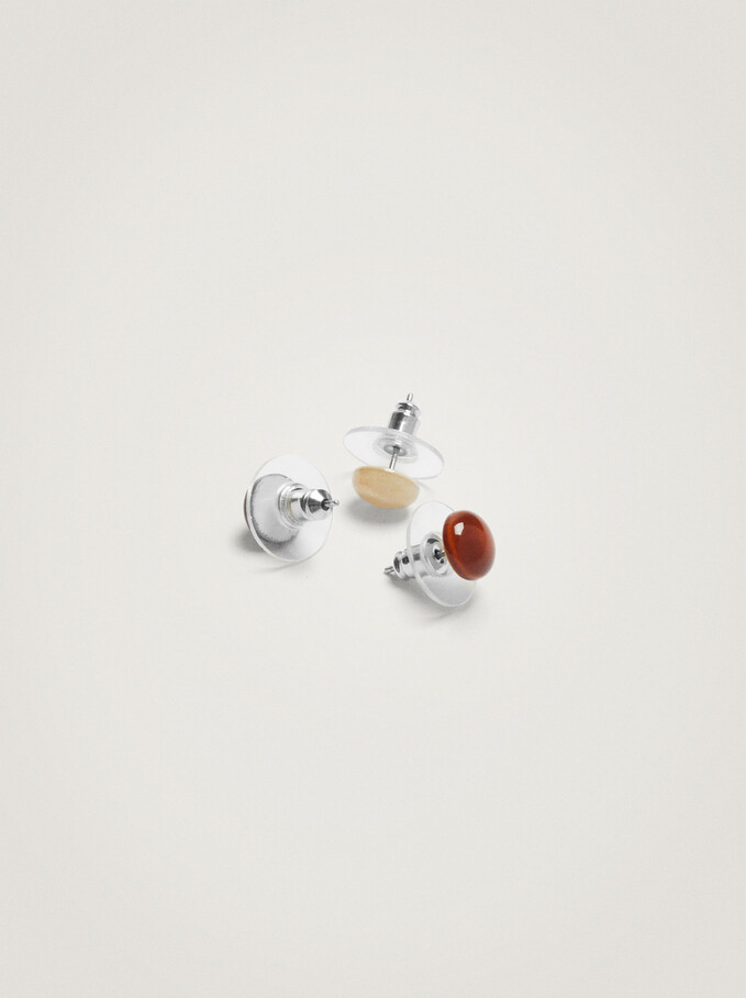Set Of Resin Earrings, Multicolor, hi-res