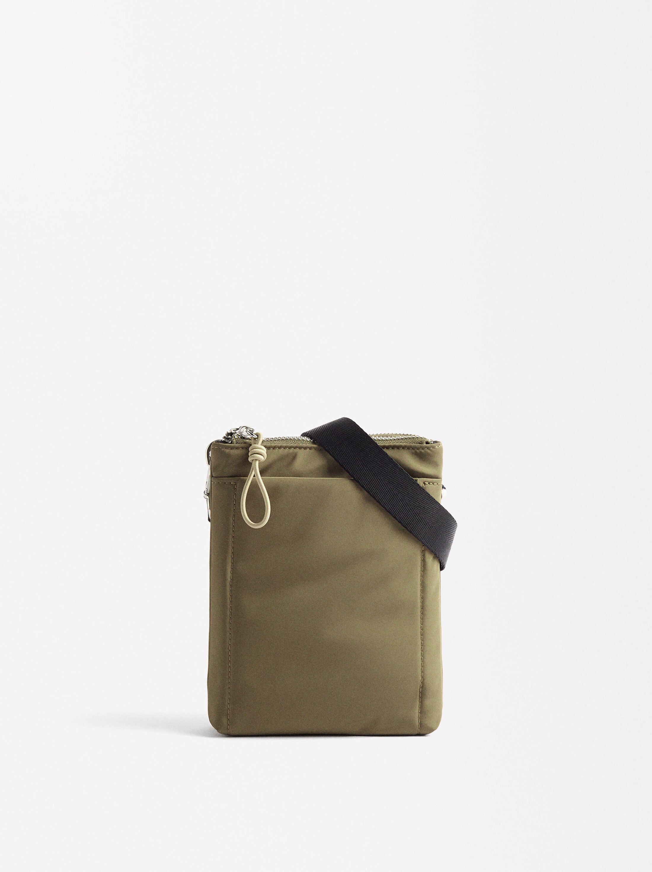 Double nylon crossbody bag image number 0.0