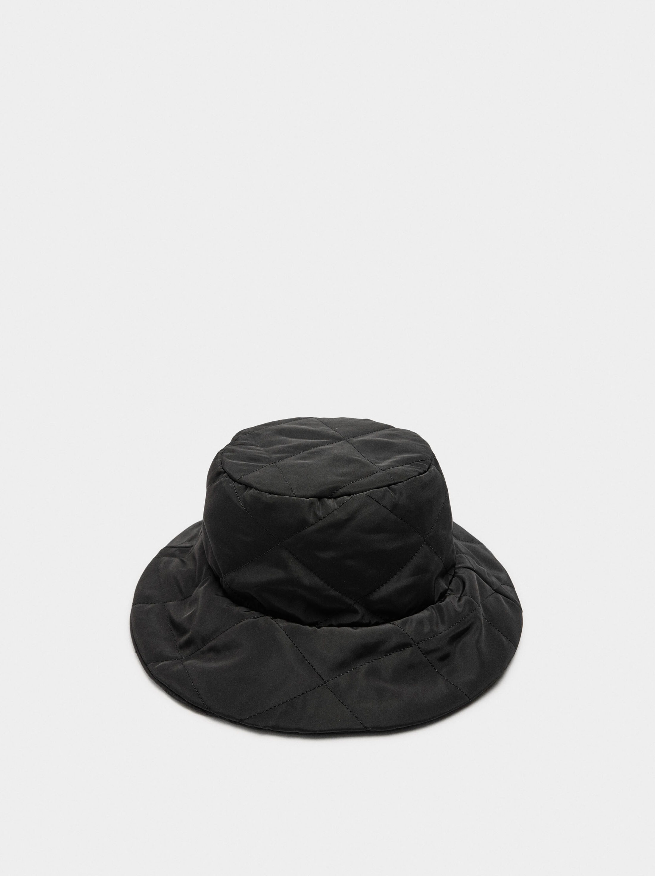 Nylon padded bucket hat image number 2.0