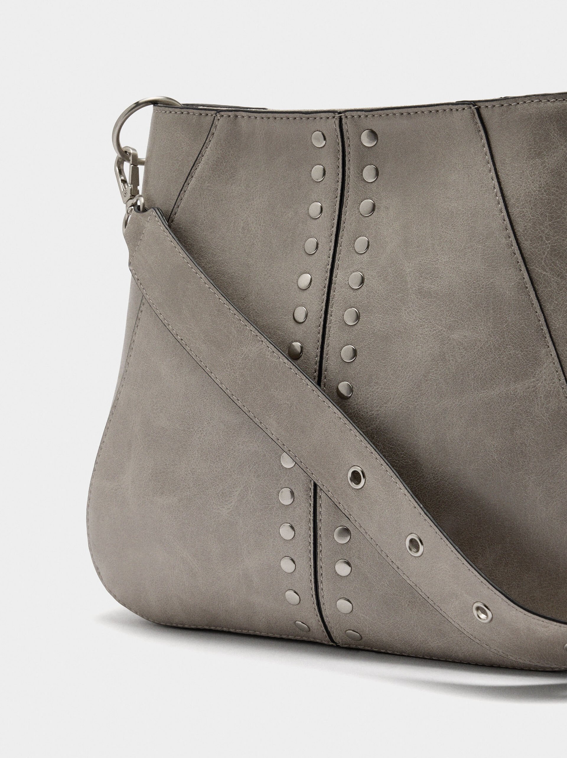 Shoulder bag with studs image number 1.0