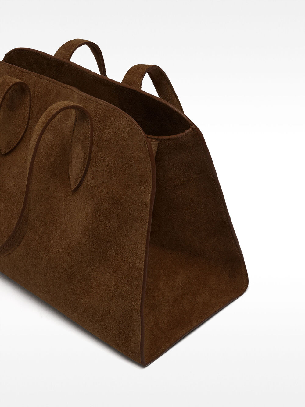 Leather tote bag