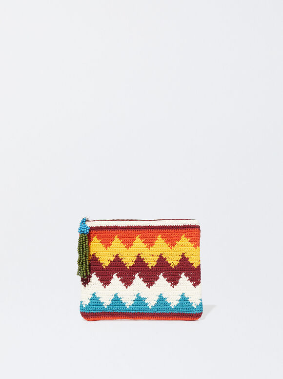 Crochet Bag, Orange, hi-res