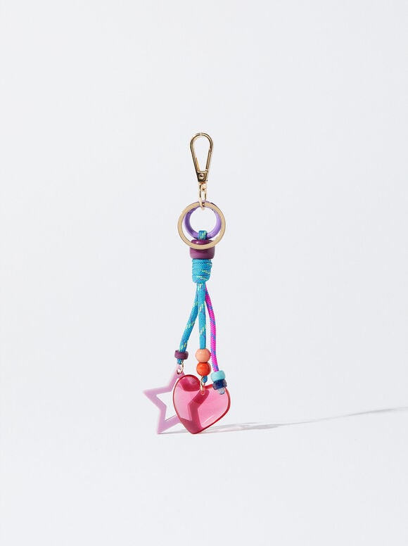 Star Key Chain, Multicolor, hi-res
