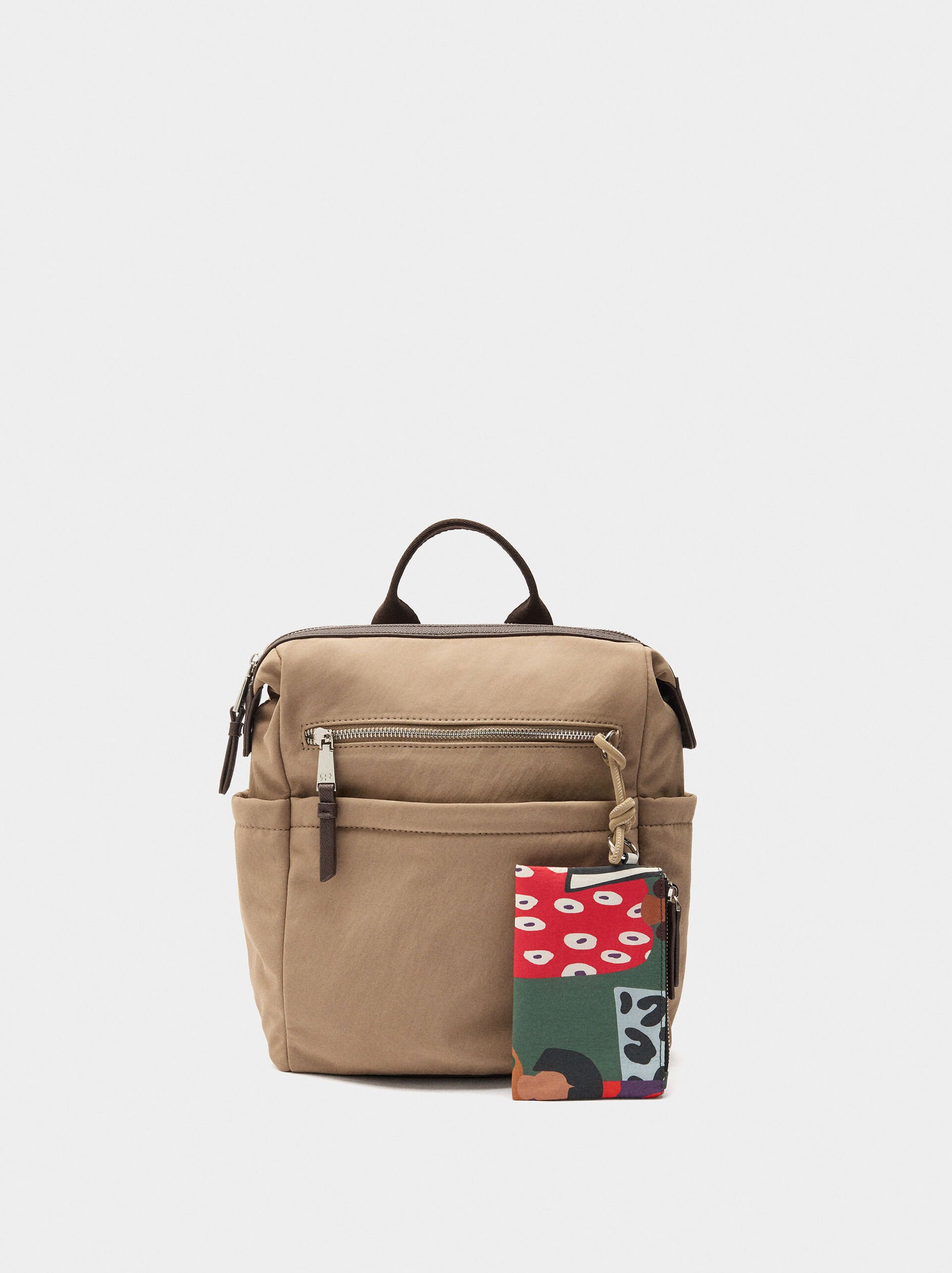 Nylon laptop backpack 13" image number 0.0