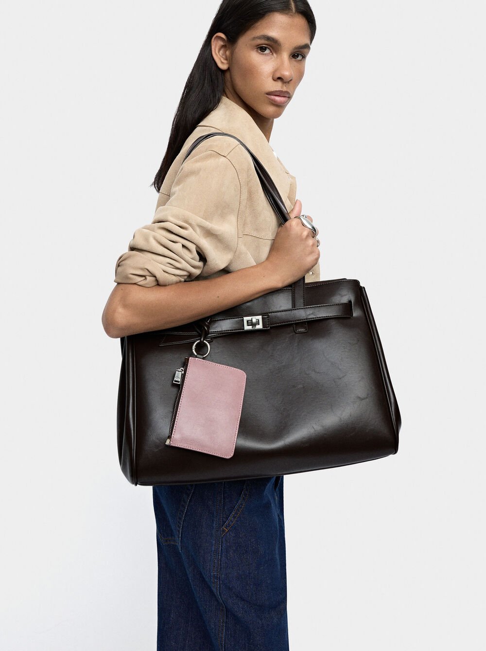 Borsa per laptop con ciondolo
