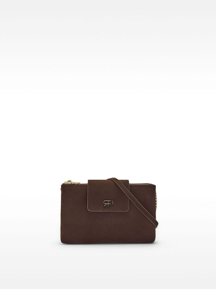Bolso bandolera de textura suave