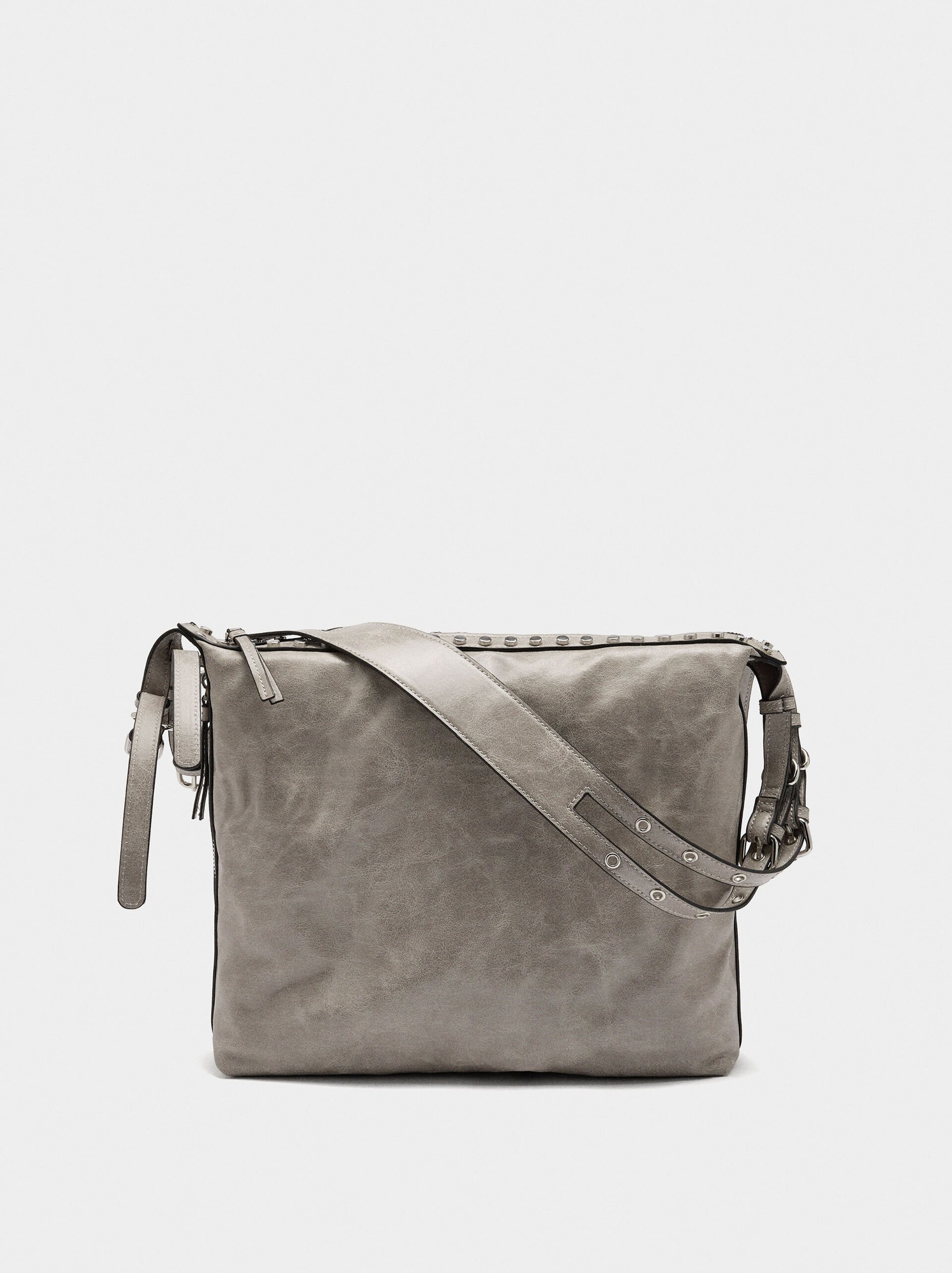 Shoulder bag with studs image number 0.0