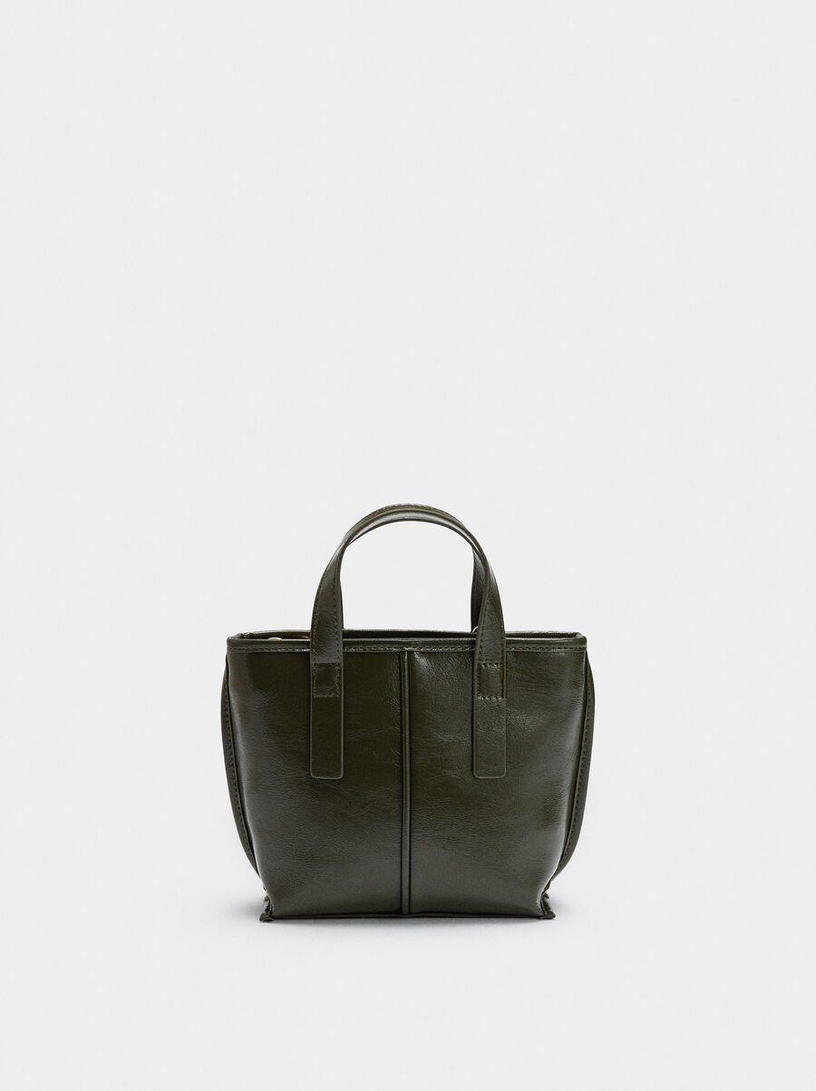 Tote bag with crossbody strap